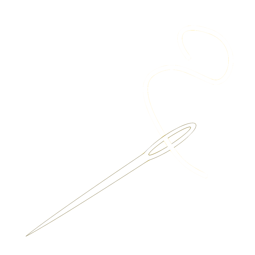 Cartoon of needle and thread