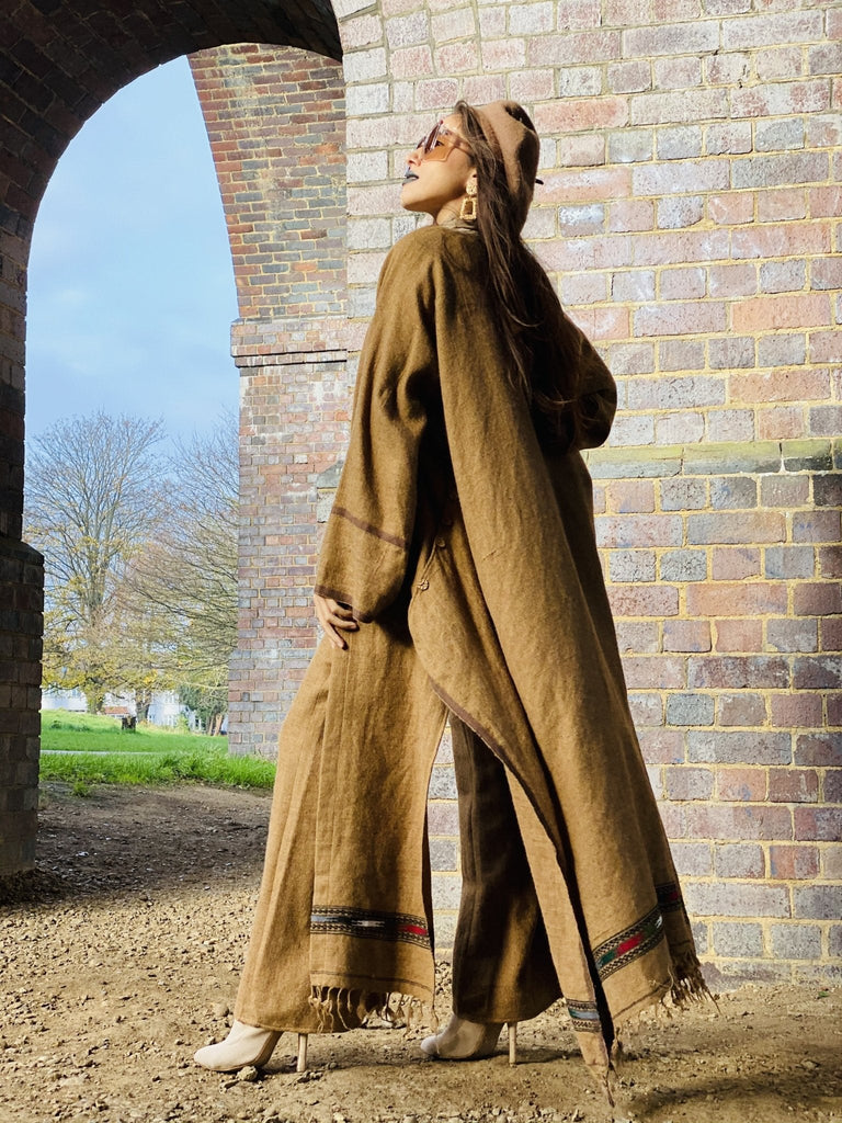 Afghan Desert Maxi Coat + Trouser Suit - One Wear Freedom #product_tags#