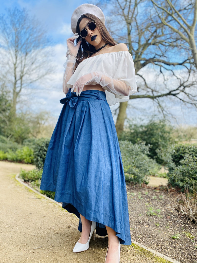 Bluebell Poofy Layered Skirt - One Wear Freedom front