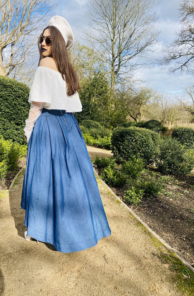 Bluebell Poofy Layered Skirt - One Wear Freedom back