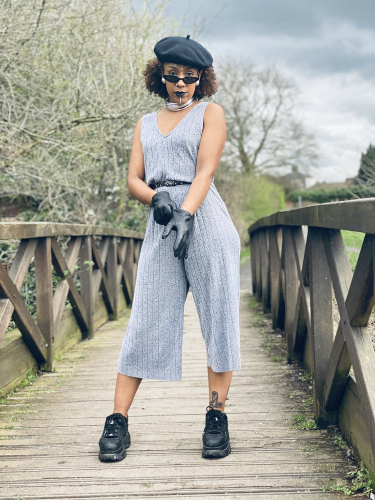 Grey Heather Jumpsuit - One Wear Freedom - Front Main