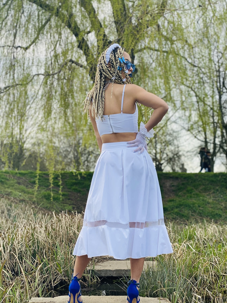 Imperial Bralette + A-Line Skirt Co-ord - One Wear Freedom #product_tags#