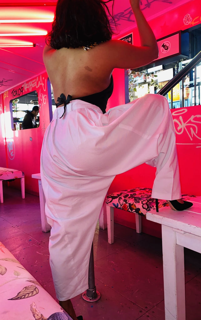 Jasmine Aladdin Trousers - One Wear Freedom - Back Leg Up