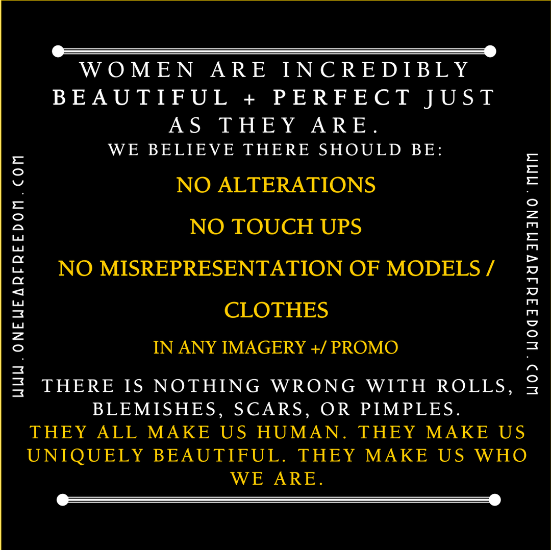 The "Perfect" Body. - One Wear Freedom