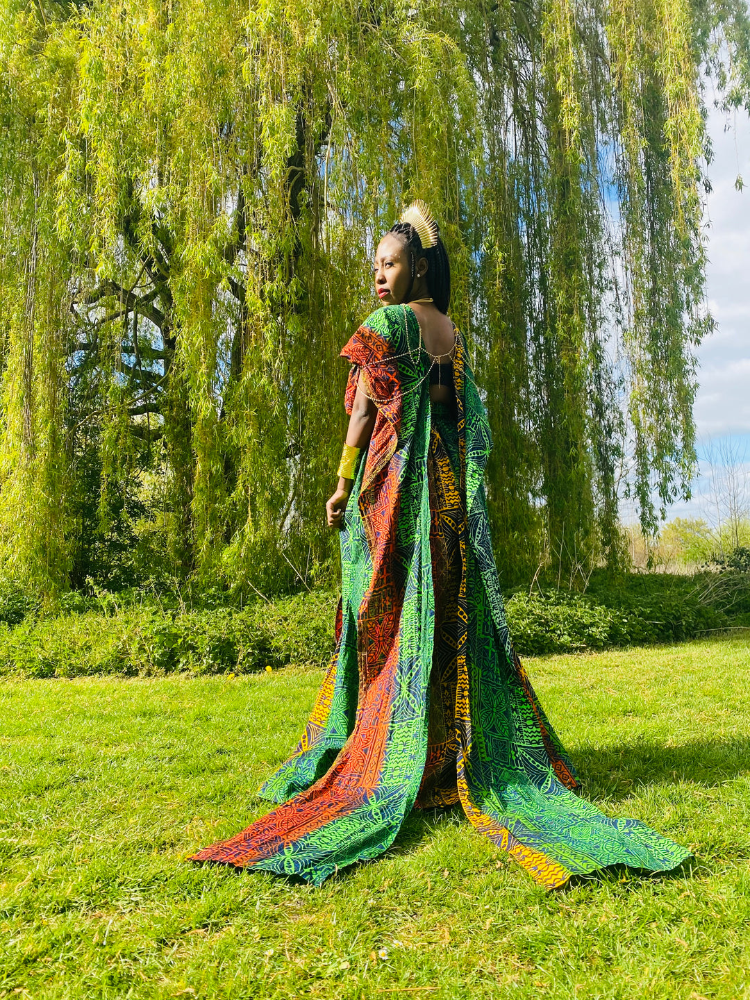 Faded Fiji Multi-Wrap Maxi Dress - One Wear Freedom 