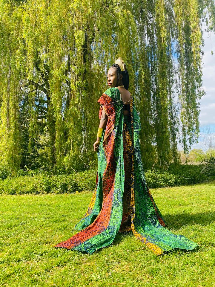 Faded Fiji Multi-Wrap Maxi Dress - One Wear Freedom 