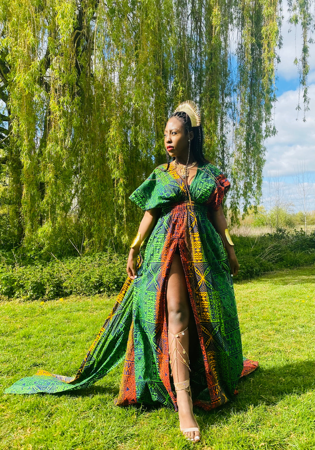 Faded Fiji Multi-Wrap Maxi Dress - One Wear Freedom 