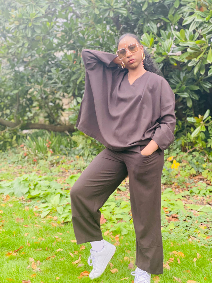 Laidback Brown Oska Co-ord - One Wear Freedom