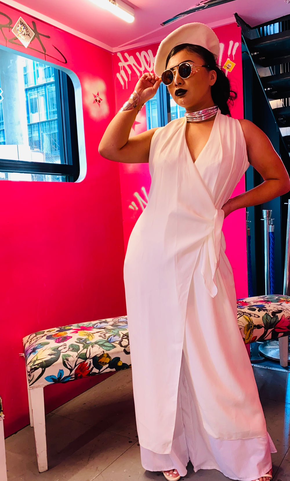 Jasmine Maxi Waist Coat + Tie - One Wear Freedom - Front