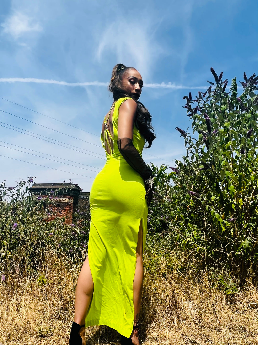 Lime + Crystal Straight Up Dress