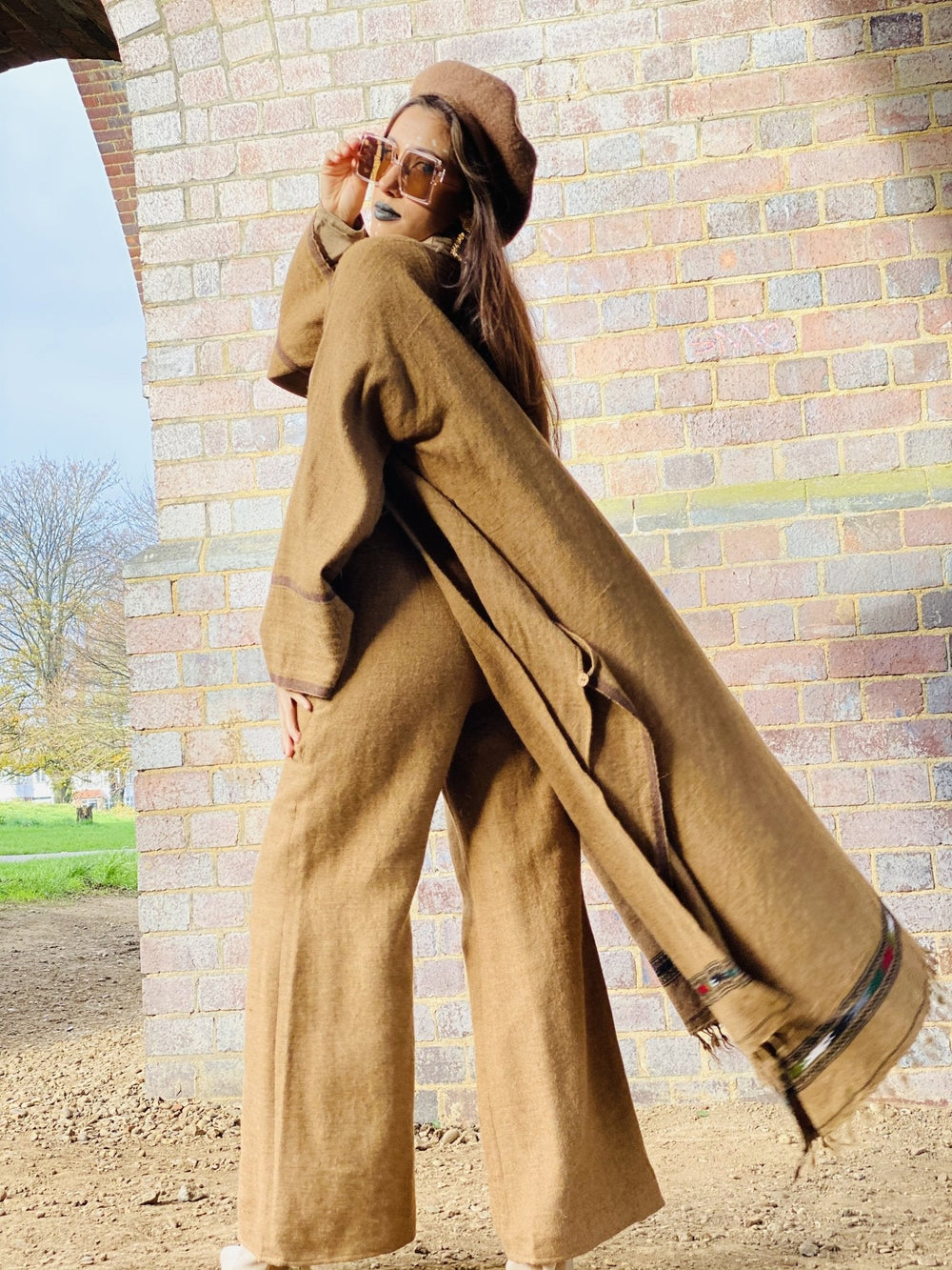 Afghan Desert Maxi Coat + Trouser Suit - One Wear Freedom #product_tags#