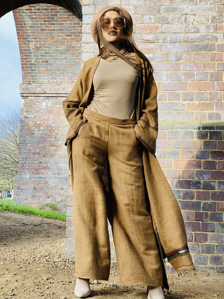 Afghan Desert Maxi Coat + Trouser Suit - One Wear Freedom 