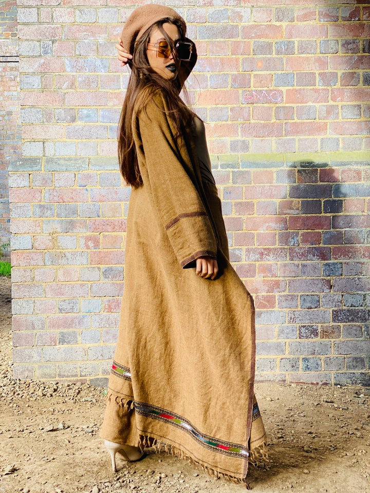 Afghan Desert Maxi Coat + Trouser Suit - One Wear Freedom 