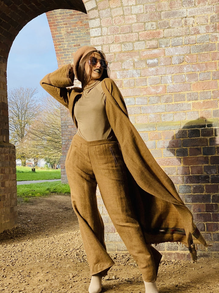 Afghan Desert Maxi Coat + Trouser Suit - One Wear Freedom 
