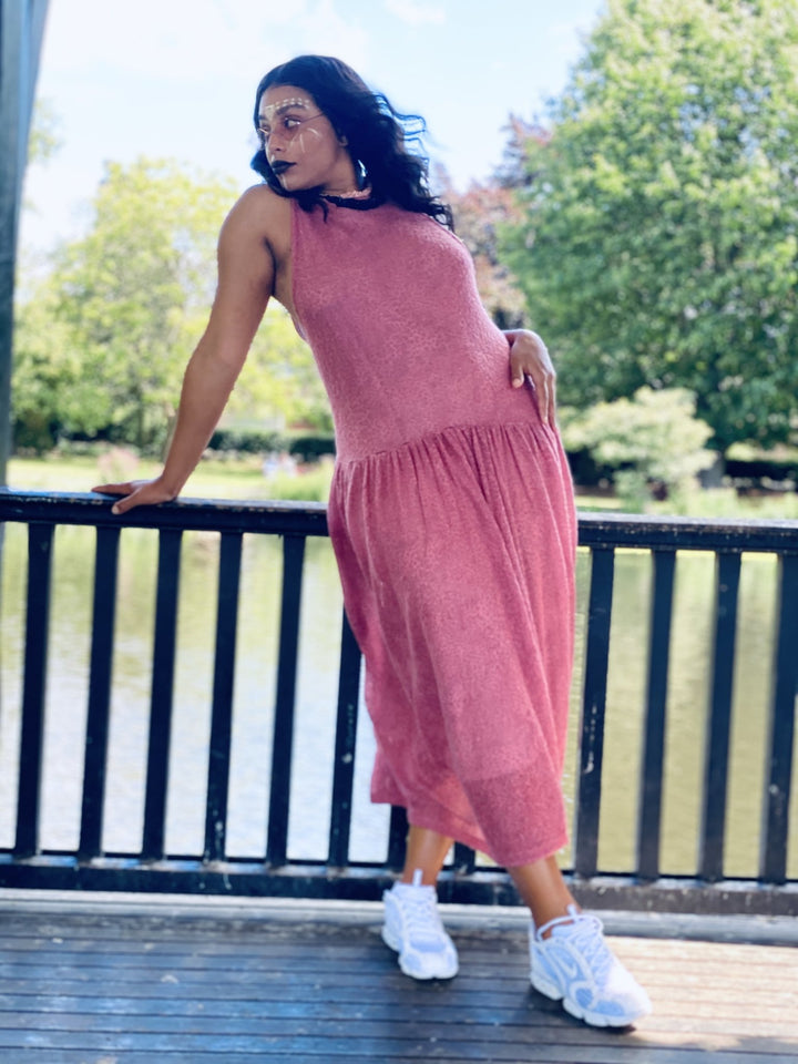 Azalea Dusty Pink Maxi Dress - One Wear Freedom 