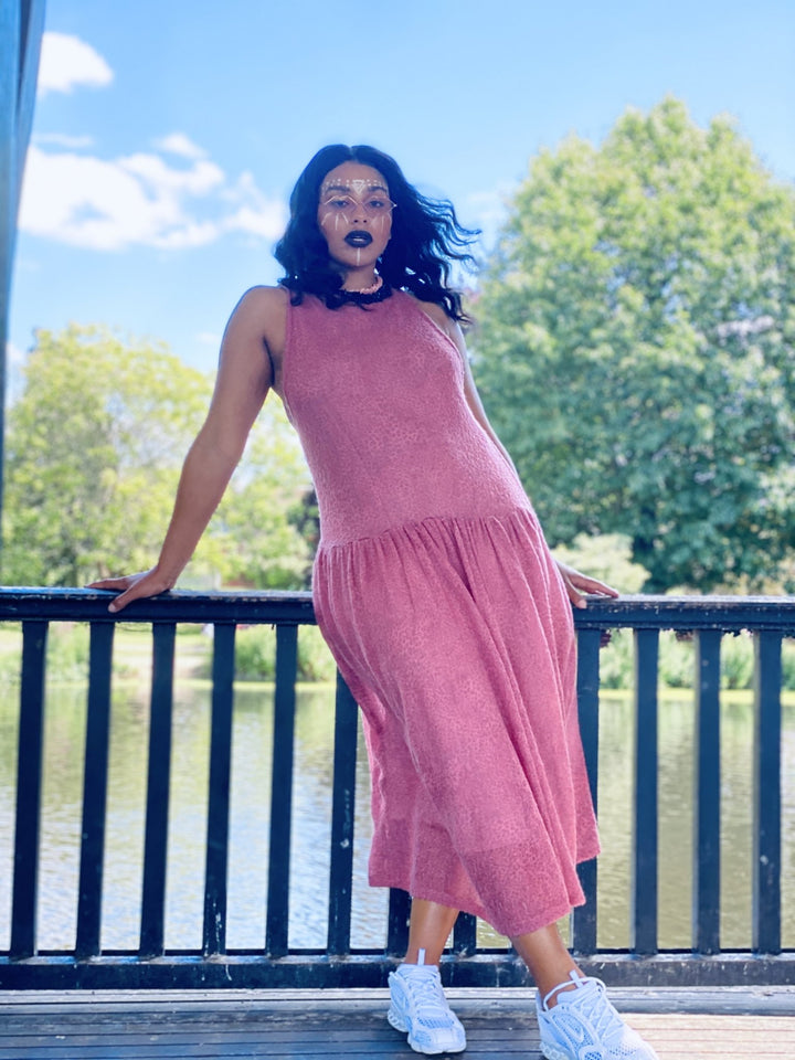 Azalea Dusty Pink Maxi Dress - One Wear Freedom 