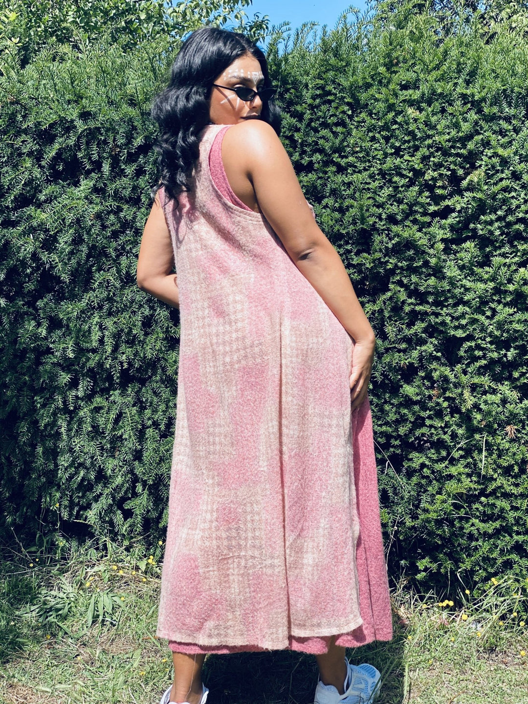 Azalea Dusty Pink Maxi Waist Coat - One Wear Freedom 