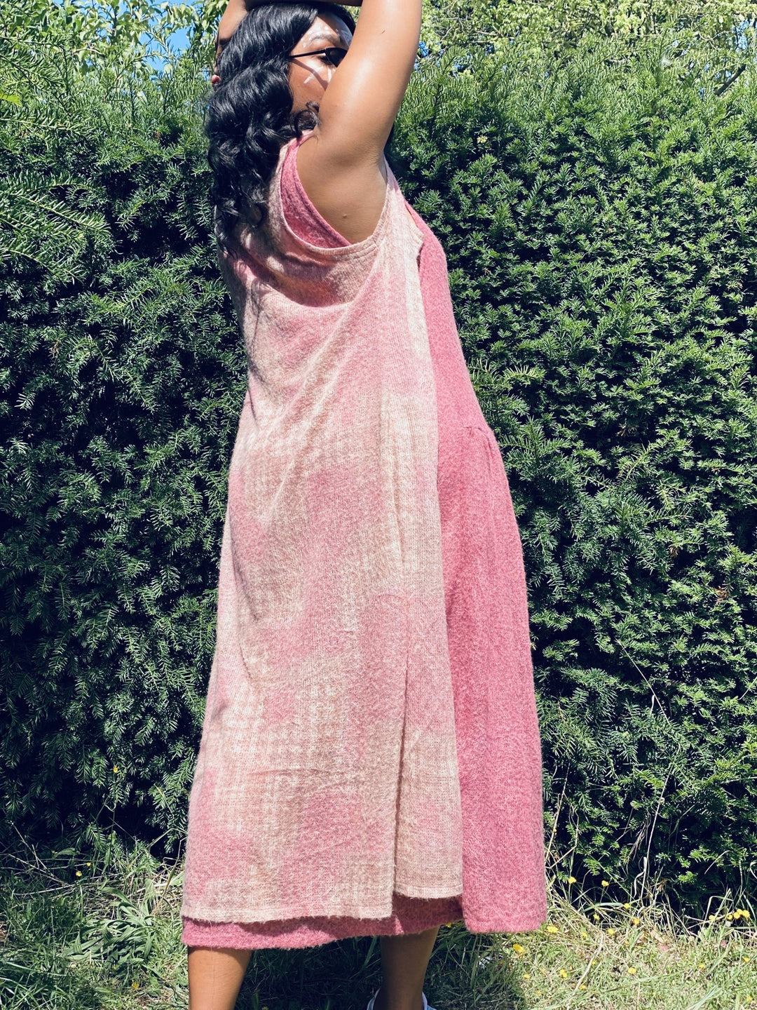 Azalea Dusty Pink Maxi Waist Coat - One Wear Freedom 