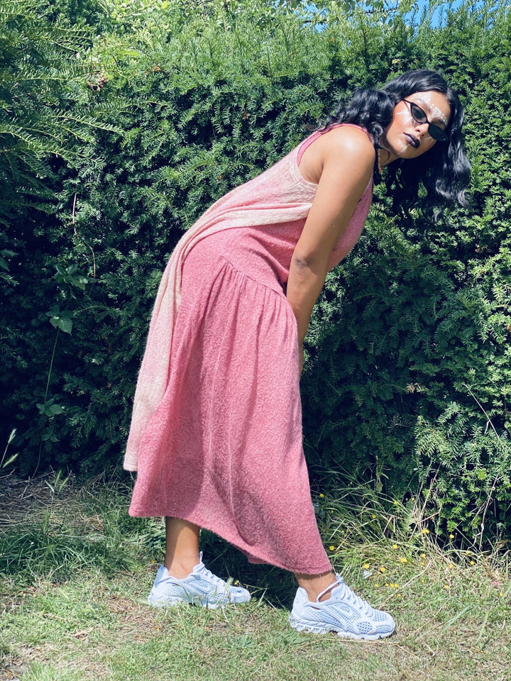 Azalea Dusty Pink Maxi Waist Coat - One Wear Freedom 