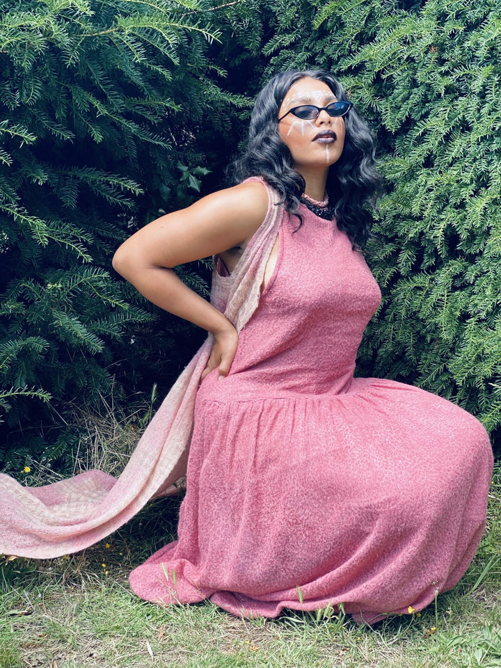 Azalea Dusty Pink Maxi Waist Coat - One Wear Freedom 