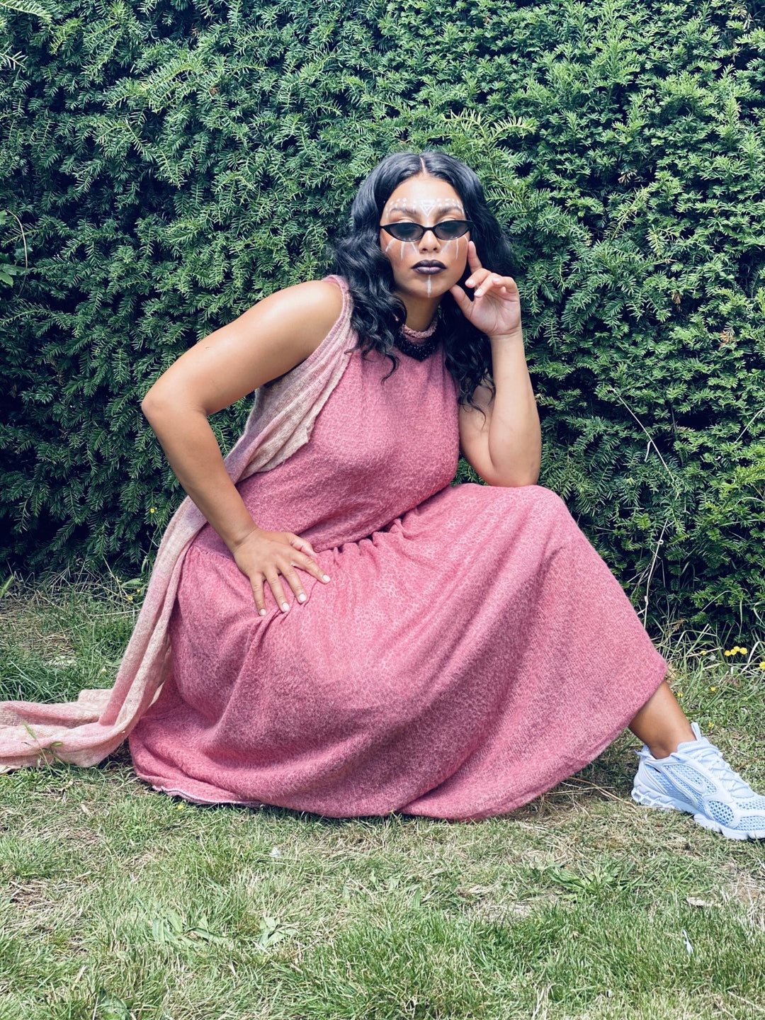 Azalea Dusty Pink Maxi Waist Coat - One Wear Freedom 