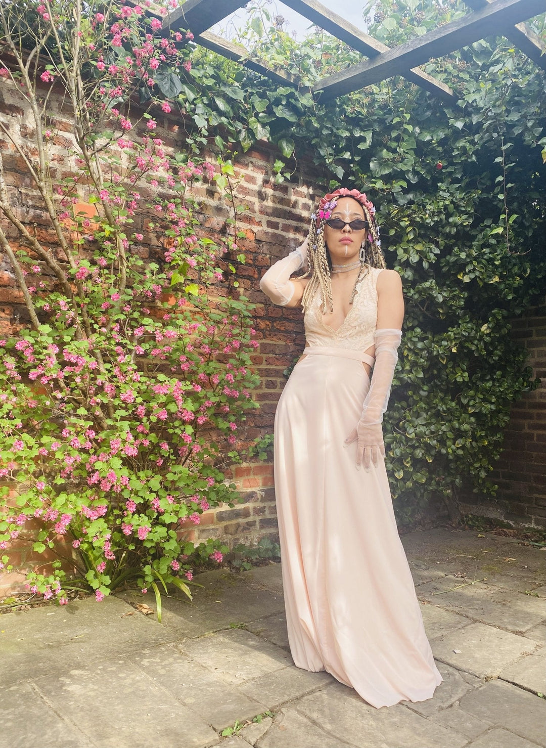Baby Peony Lace Cut-Out Gown - One Wear Freedom 