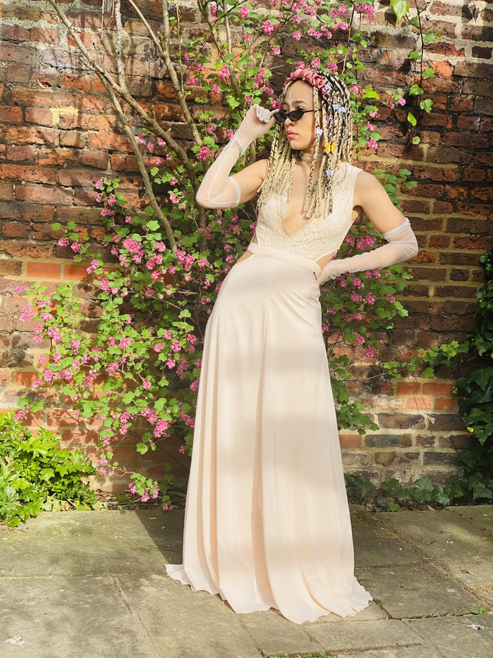 Baby Peony Lace Cut-Out Gown - One Wear Freedom 