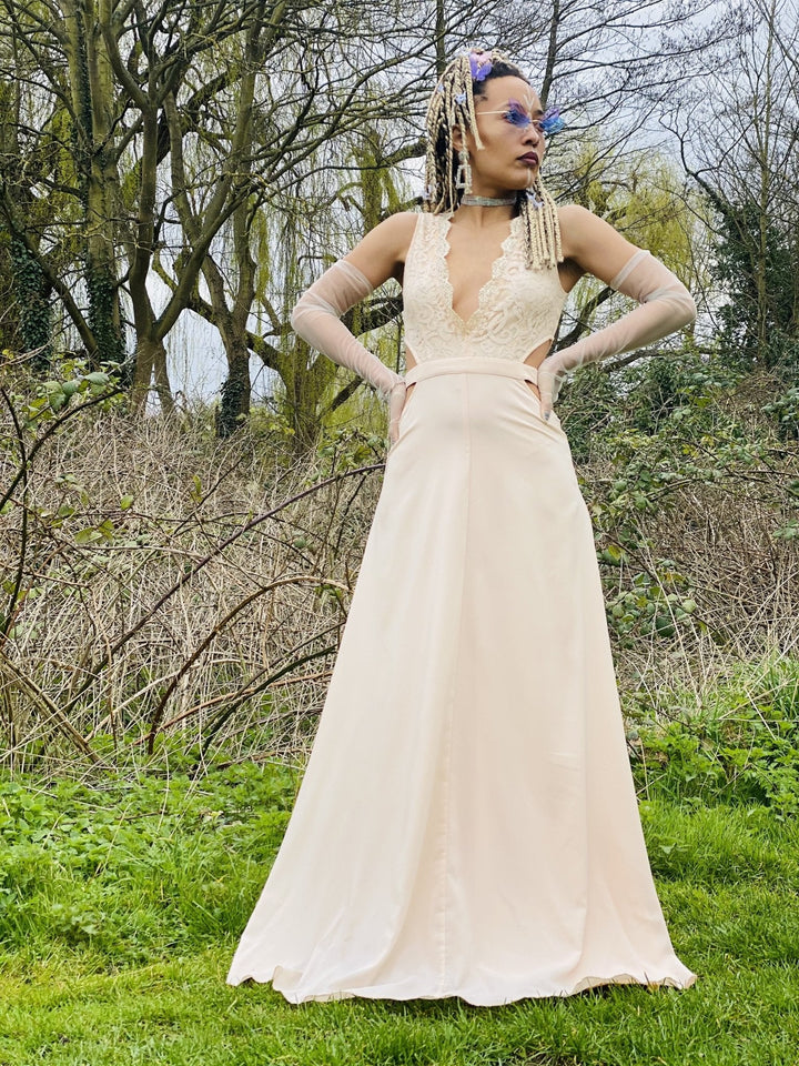 Baby Peony Lace Cut-Out Gown - One Wear Freedom 