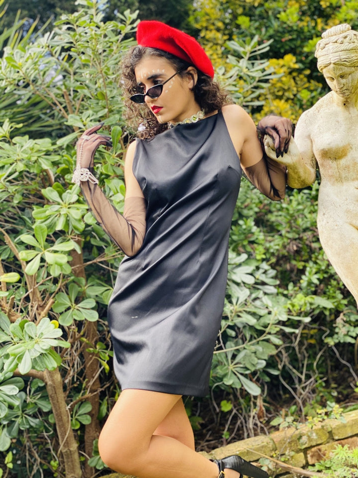 Black Satin LBD - One Wear Freedom 