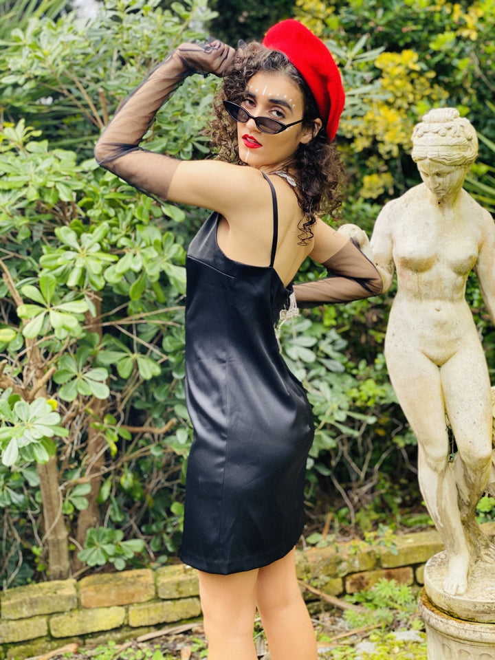 Black Satin LBD - One Wear Freedom 