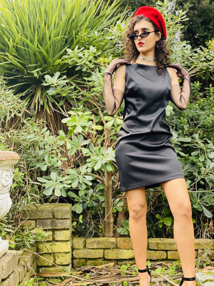 Black Satin LBD - One Wear Freedom 