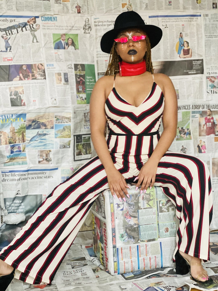 Black, White n Red All Over - One Wear Freedom 