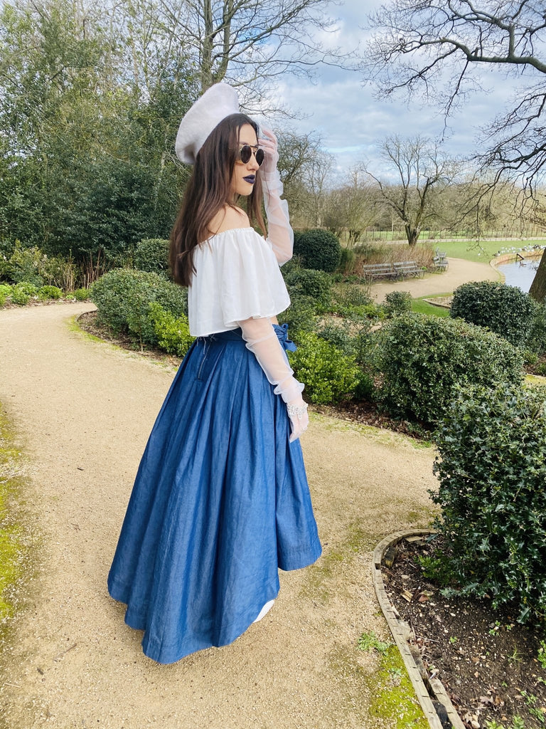 Bluebell Poofy Layered Skirt - One Wear Freedom side back 