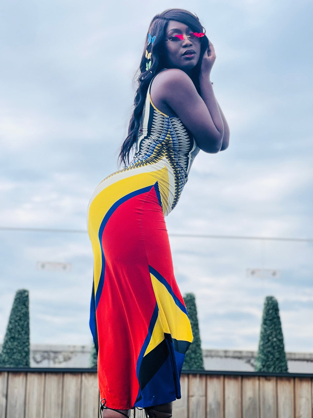 Bold + Beautiful Multi Print Dress - One Wear Freedom 