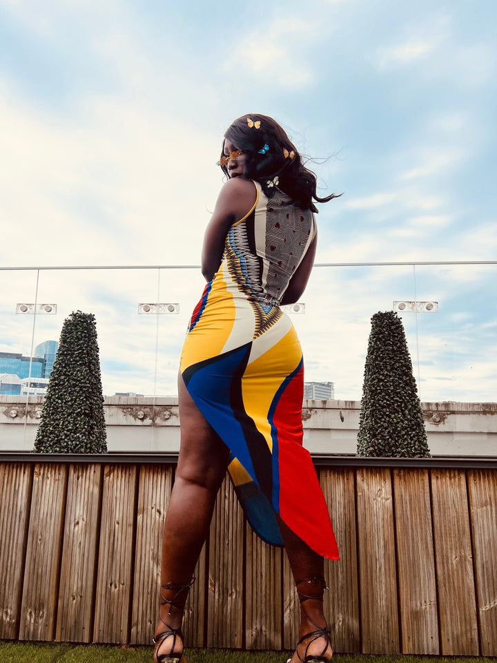 Bold + Beautiful Multi Print Dress - One Wear Freedom 