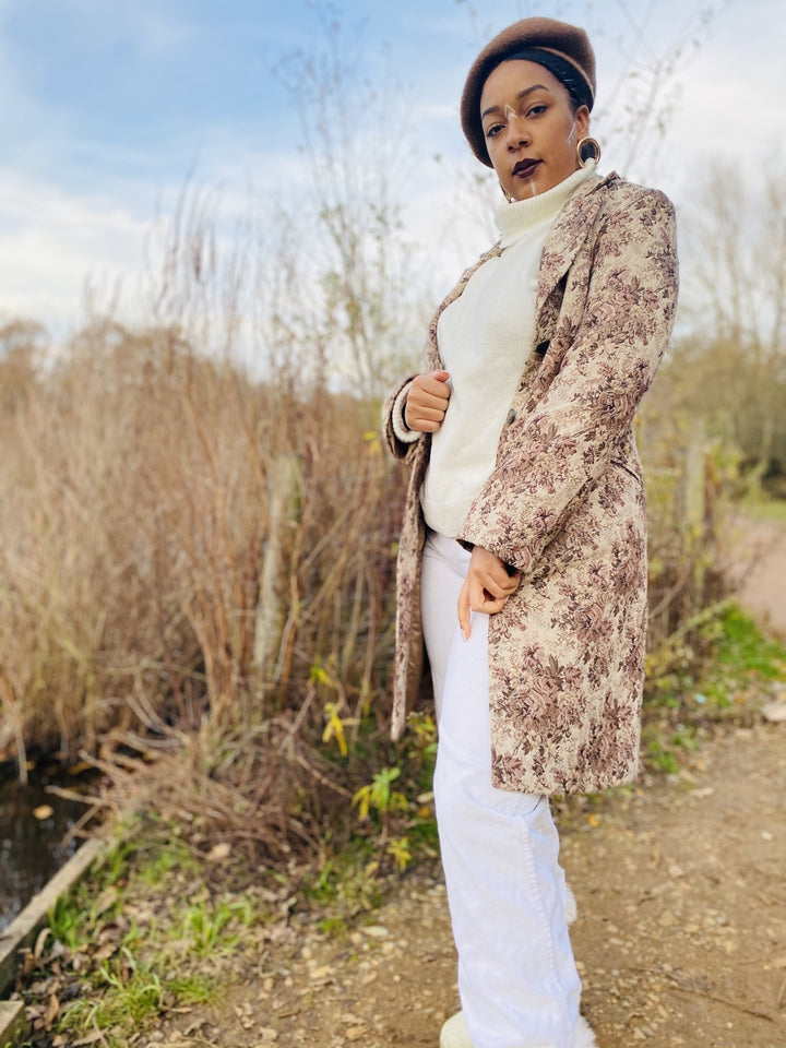 Caramel + Chestnut Flower Coat - One Wear Freedom 