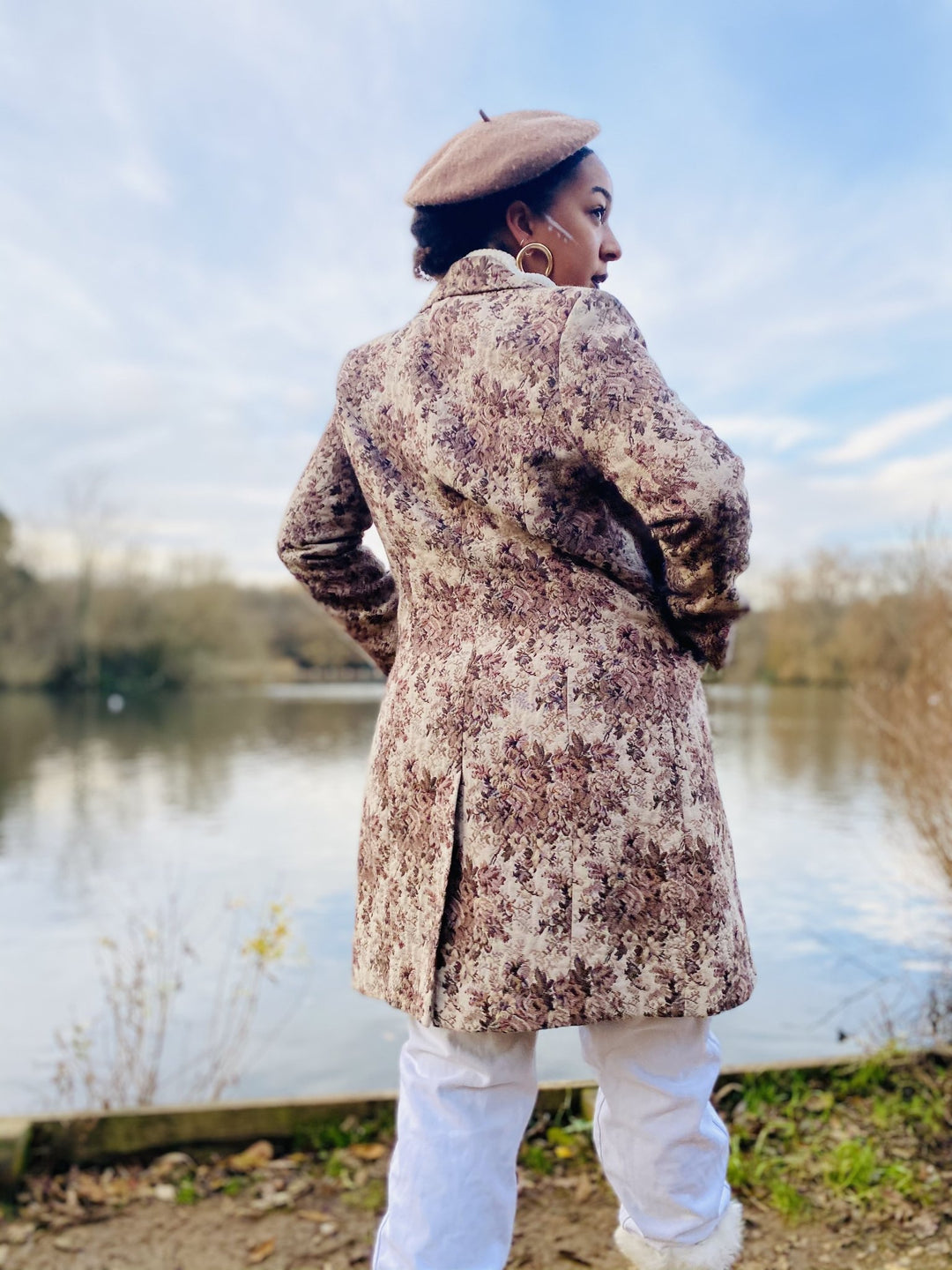 Caramel + Chestnut Flower Coat - One Wear Freedom 