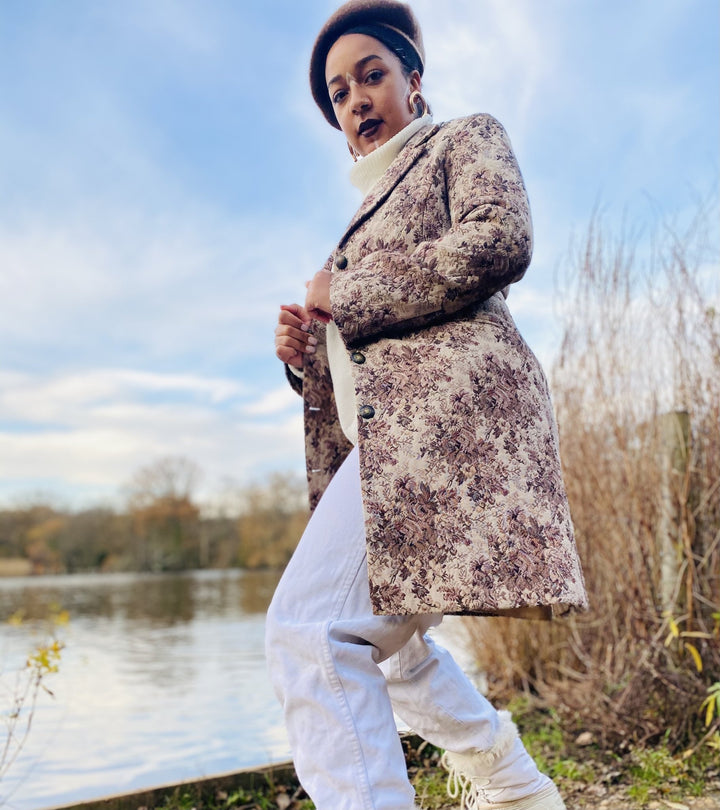 Caramel + Chestnut Flower Coat - One Wear Freedom 