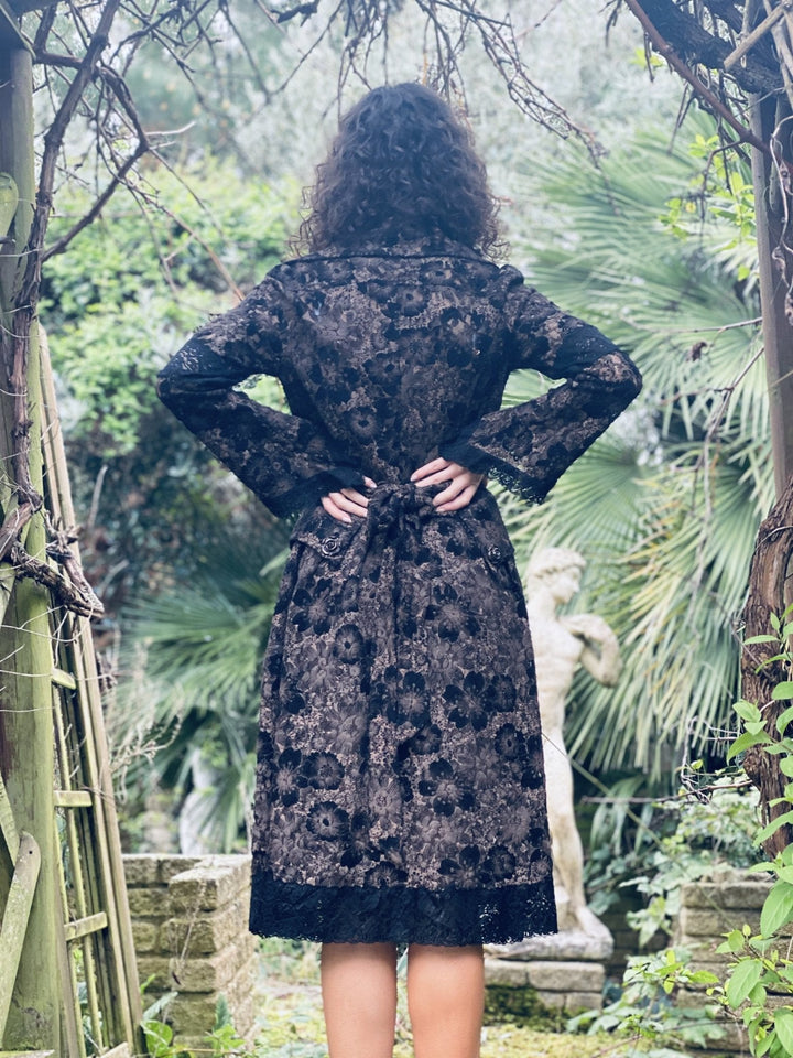 Caramel + Dark Chocolate Lace Plush Coat - One Wear Freedom 