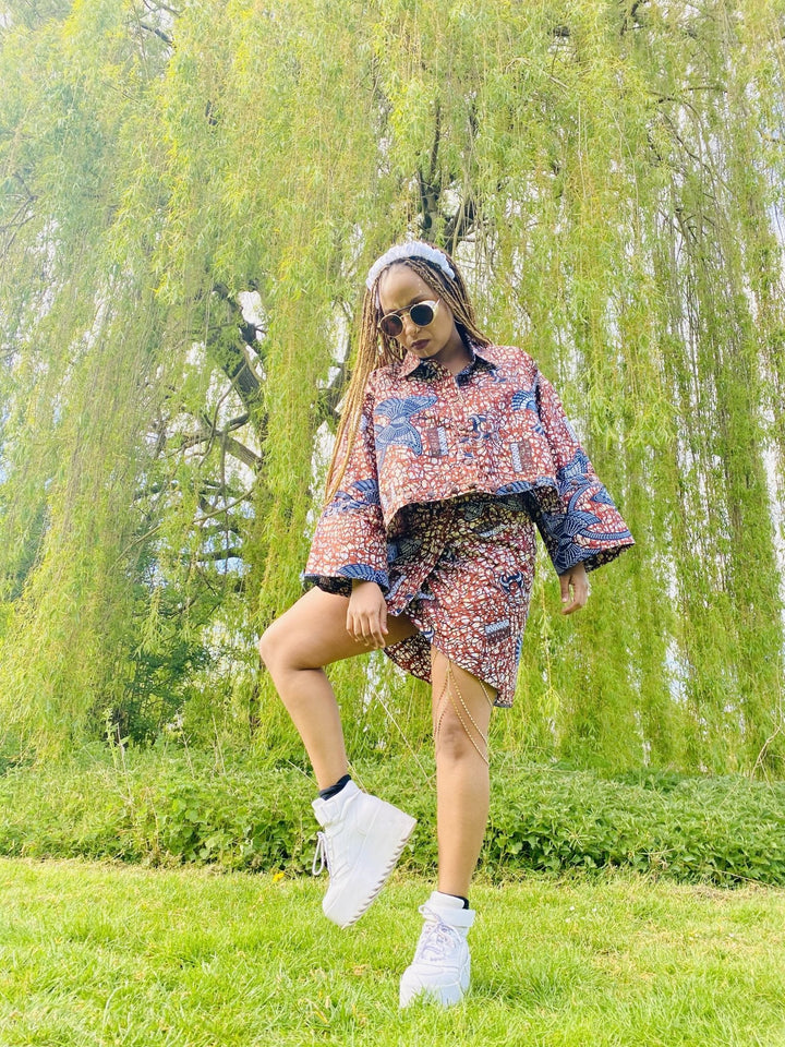 Chestnut Veikau Multi-Purpose Oversized Shirt Combo - One Wear Freedom 