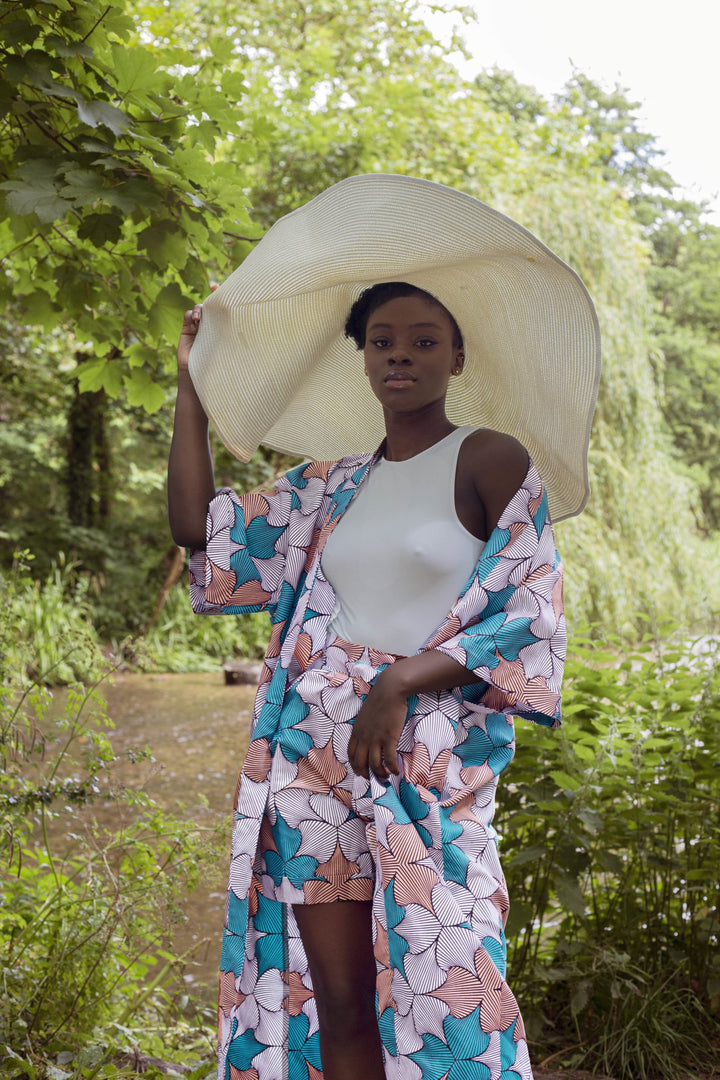 Chioma Shorts + Shizel Kimono Co-ord - One Wear Freedom 