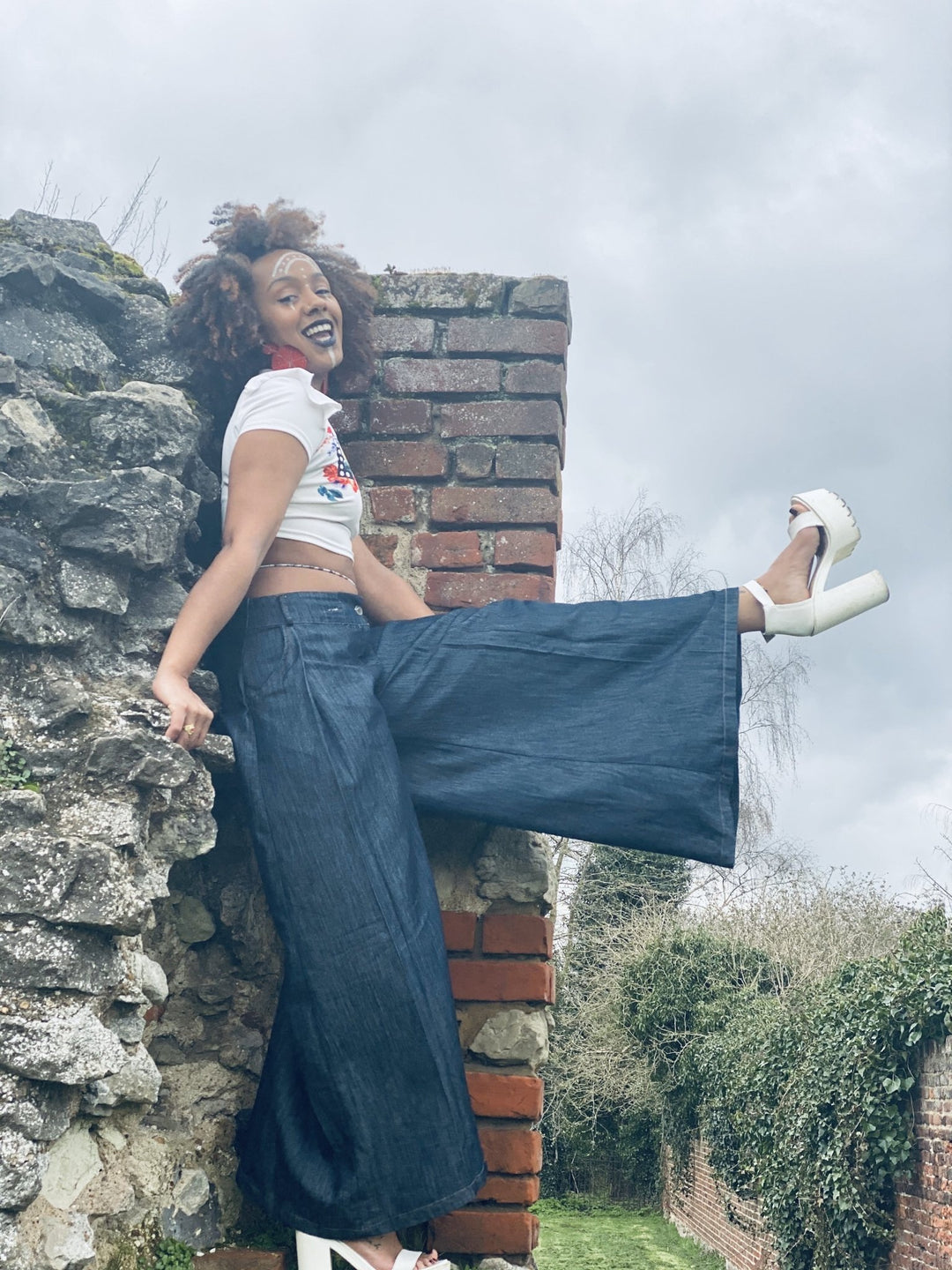 Cool Baby Super Flare Jeans - One Wear Freedom - Side Full Leg