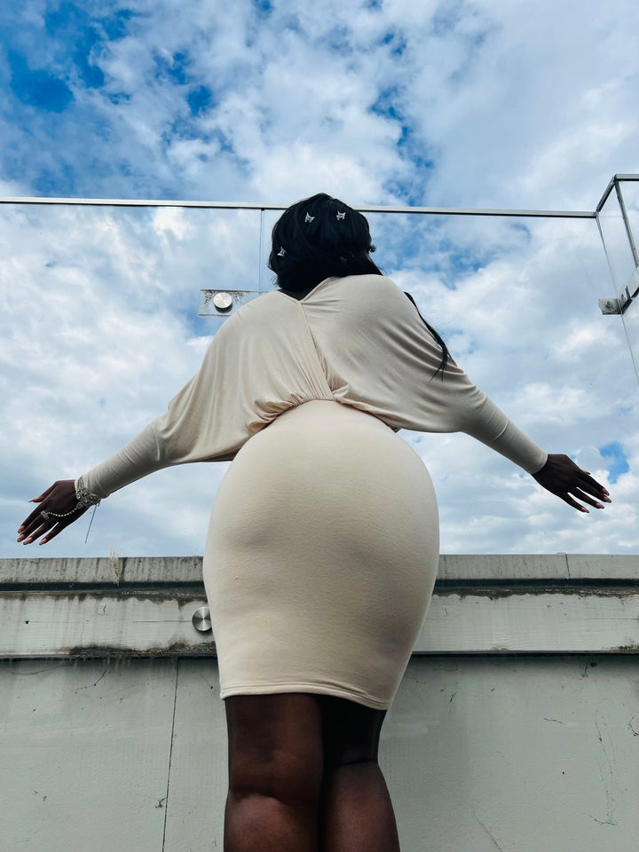 Creamy Dreamy Bat Dress - One Wear Freedom 