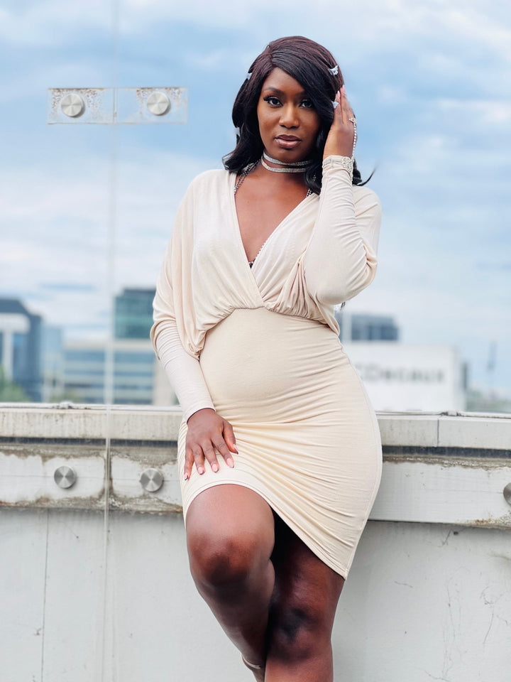 Creamy Dreamy Bat Dress - One Wear Freedom 