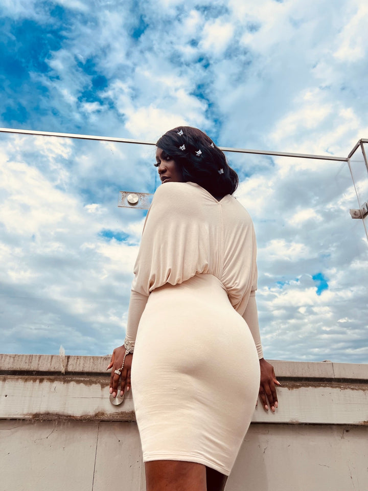 Creamy Dreamy Bat Dress - One Wear Freedom 