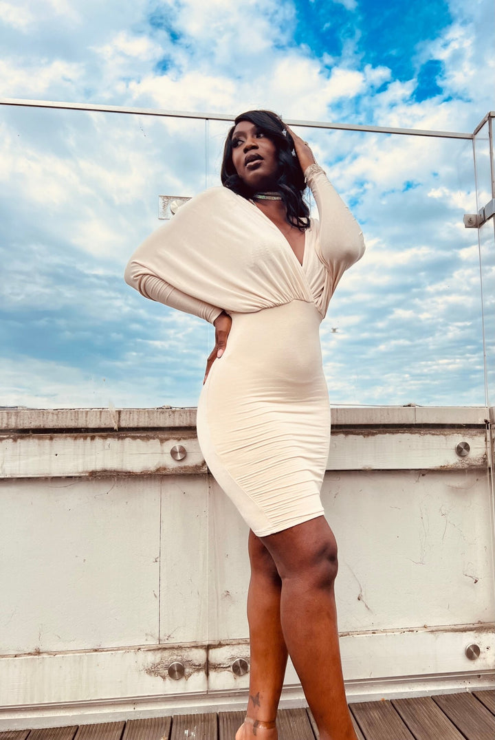 Creamy Dreamy Bat Dress - One Wear Freedom 