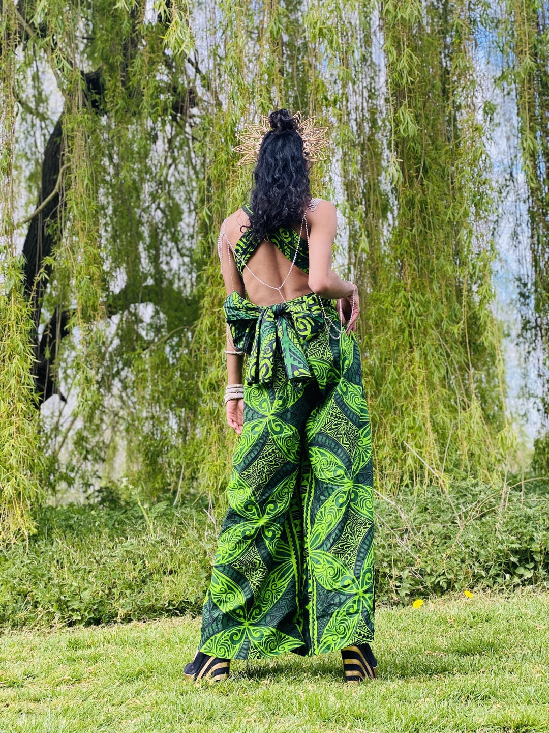 Evergreen Fiji Multi-Wrap Jumpsuit - One Wear Freedom 