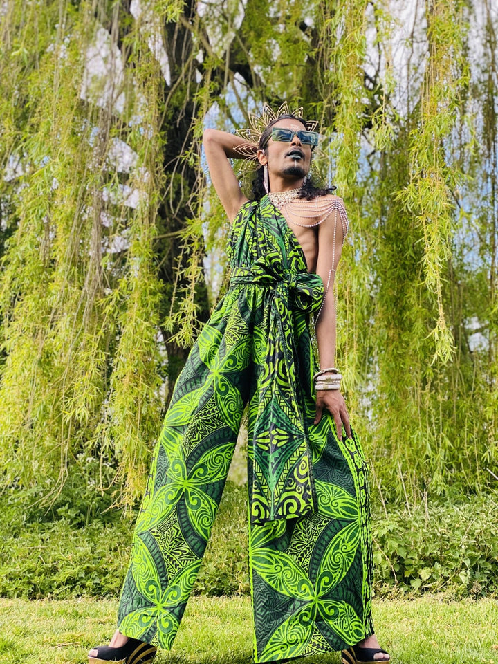 Evergreen Fiji Multi-Wrap Jumpsuit - One Wear Freedom 