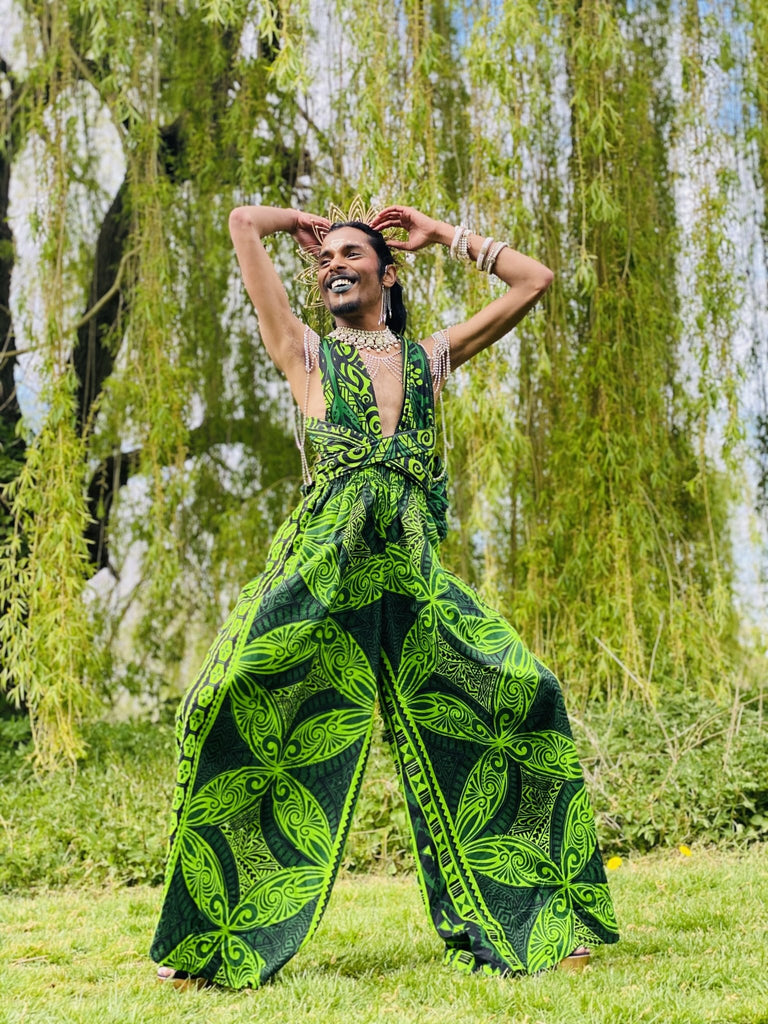 Evergreen Fiji Multi-Wrap Jumpsuit - One Wear Freedom #product_tags#