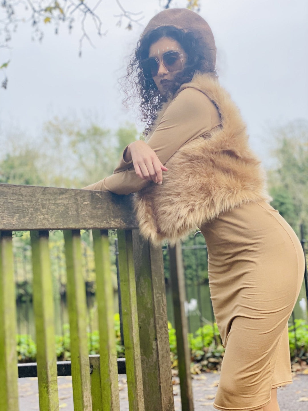 Fluffy Caramel Mini Waist Coat - One Wear Freedom 